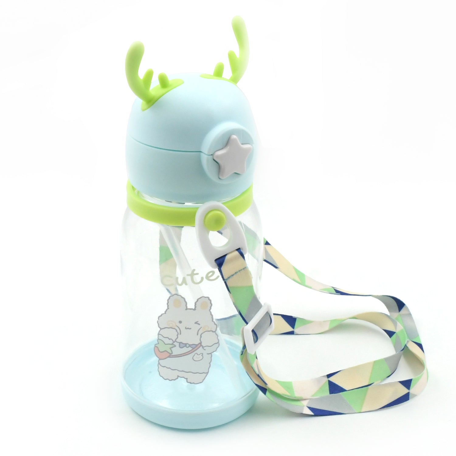 0363 Cute Plastic Water Bottle, with adjustable shoulder strap, portable drinking cup Water Bottle For Kids | Water Bottle | Return Gift For Kids | Water Bottle With Straw | School Water Bottle (1 Pc) 0363 Cute Plastic Water Bottle, with adjustable shoulder strap, portable drinking cup Water Bottle For Kids | Water Bottle | Return Gift For Kids | Water Bottle With Straw | School Water Bottle (1 Pc)